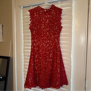 Red Lace Dress